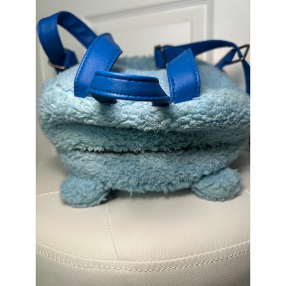 Loungefly‎ Care Bears Grumpy Bear Sherpa Mini Backpack Blue Faux Fur 2022 main image 3